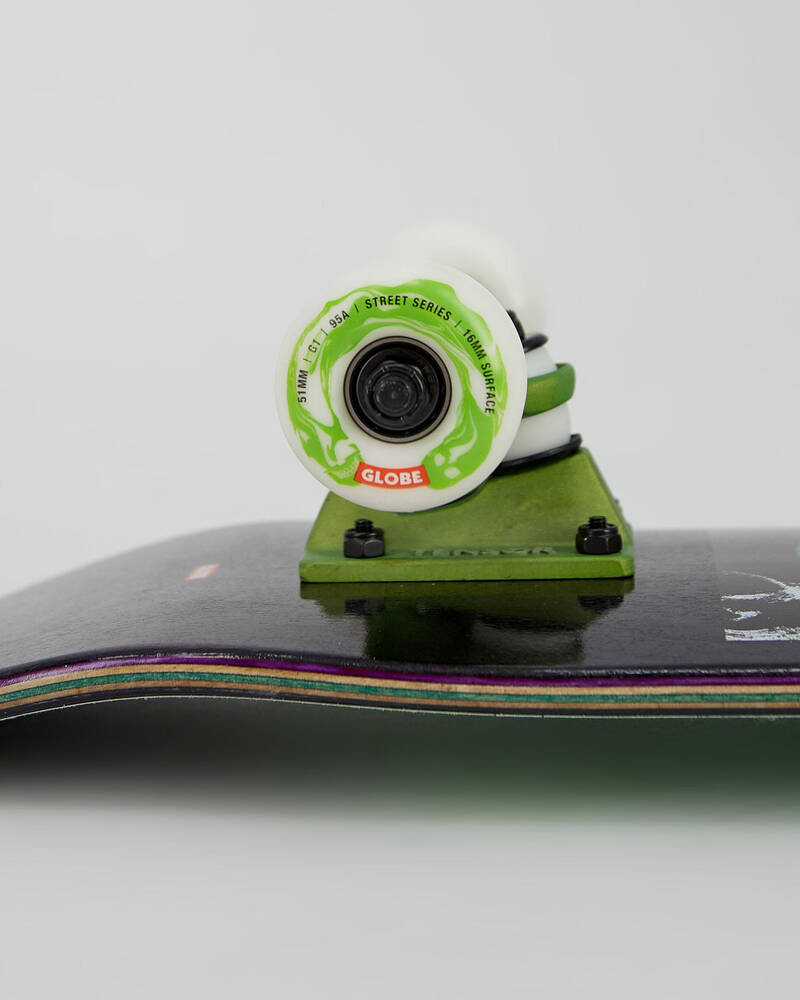 Globe MT Warning Mini Skateboard Complete - Air 7"