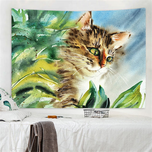 LX Cat Side View Tapestry [95X73cm]