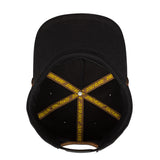 Santa Cruz REVERSE DOT ECO Snapback Mid Profile Hat - Black