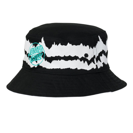 Santa Cruz Mini Opus Reversible Bucket Hat - Black