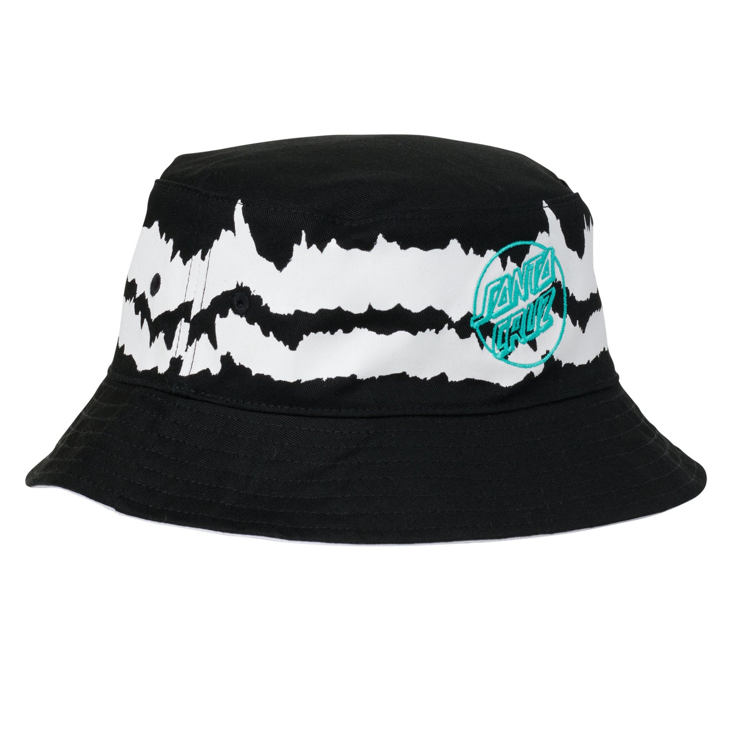 Santa Cruz Mini Opus Reversible Bucket Hat - Black