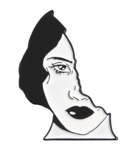 Space Pin # 43 - Partial Woman Face