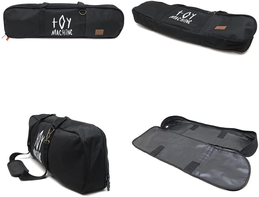 Toy Machine Canvas Skateboard Deck Bag - Black