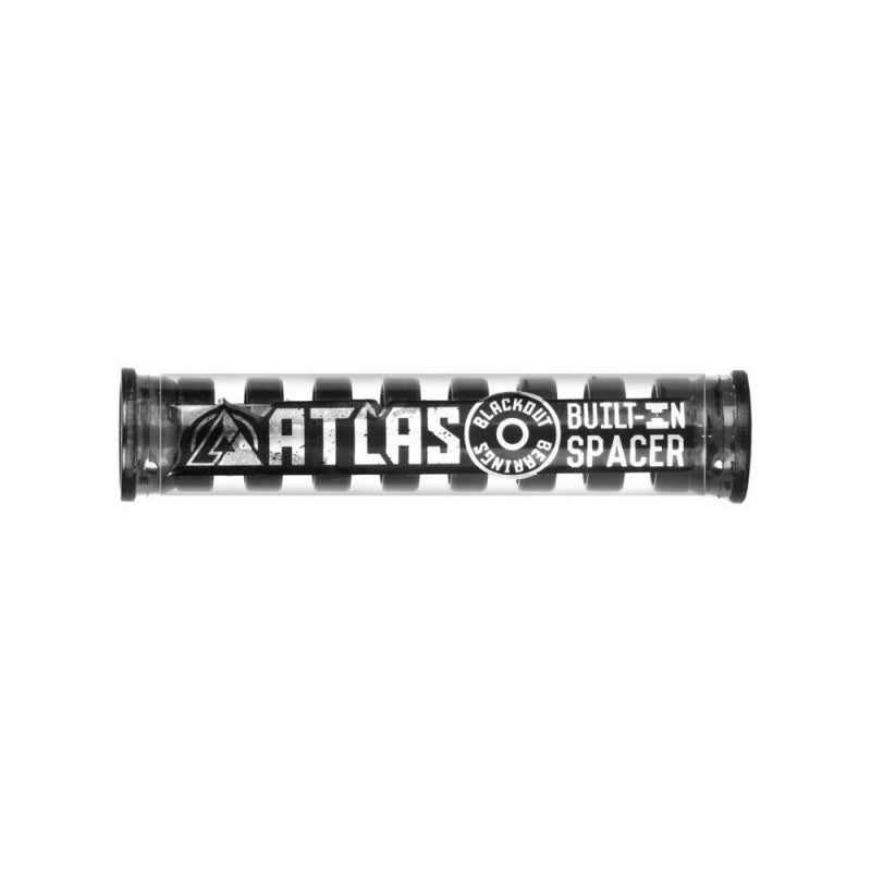 Atlas Blackout Bearings ABEC 7 - 8mm [set/8] with Flared Spacers
