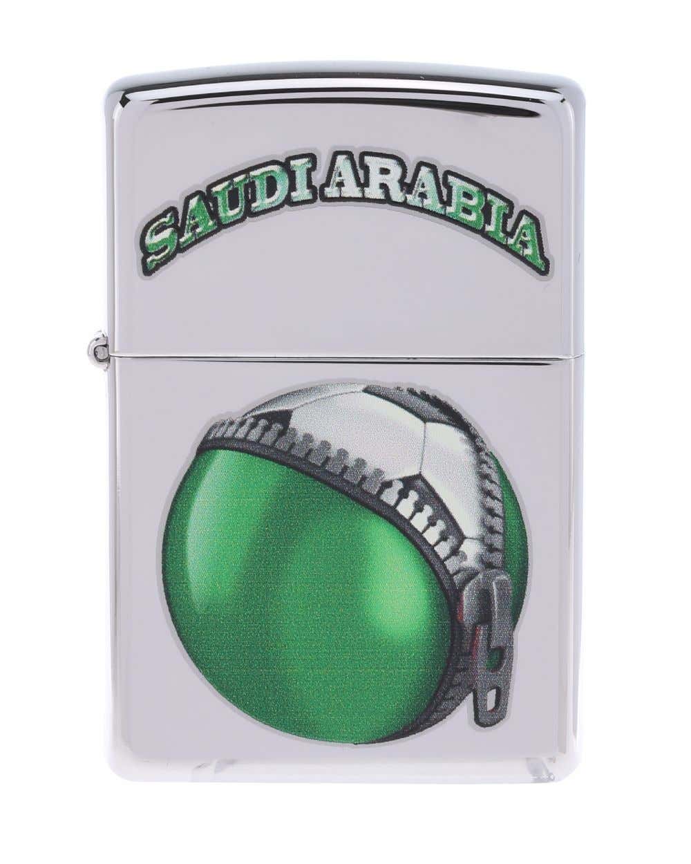 Zippo Lighter Saudi Arabia Soccer Ball [#250]