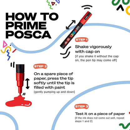 POSCA Paint Marker PCM-22 MOP'R XXL Round Tip