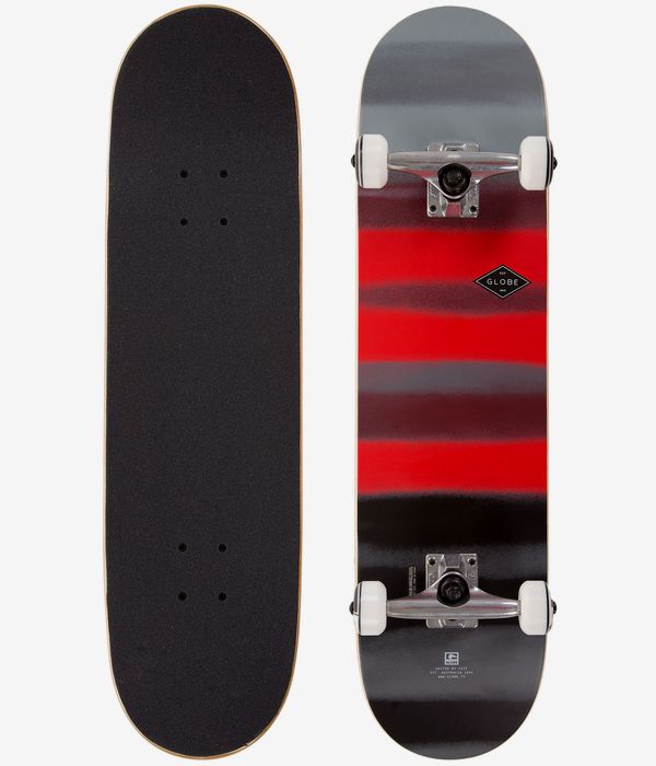 Globe G1 Full On Skateboard Complete - Charcoal/Chromantic 8"