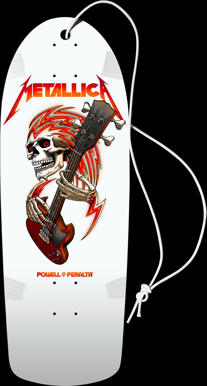 Powell-Peralta Metallica Collab Air Freshener - White