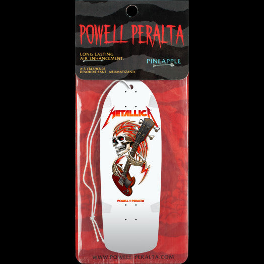 Powell-Peralta Metallica Collab Air Freshener - White