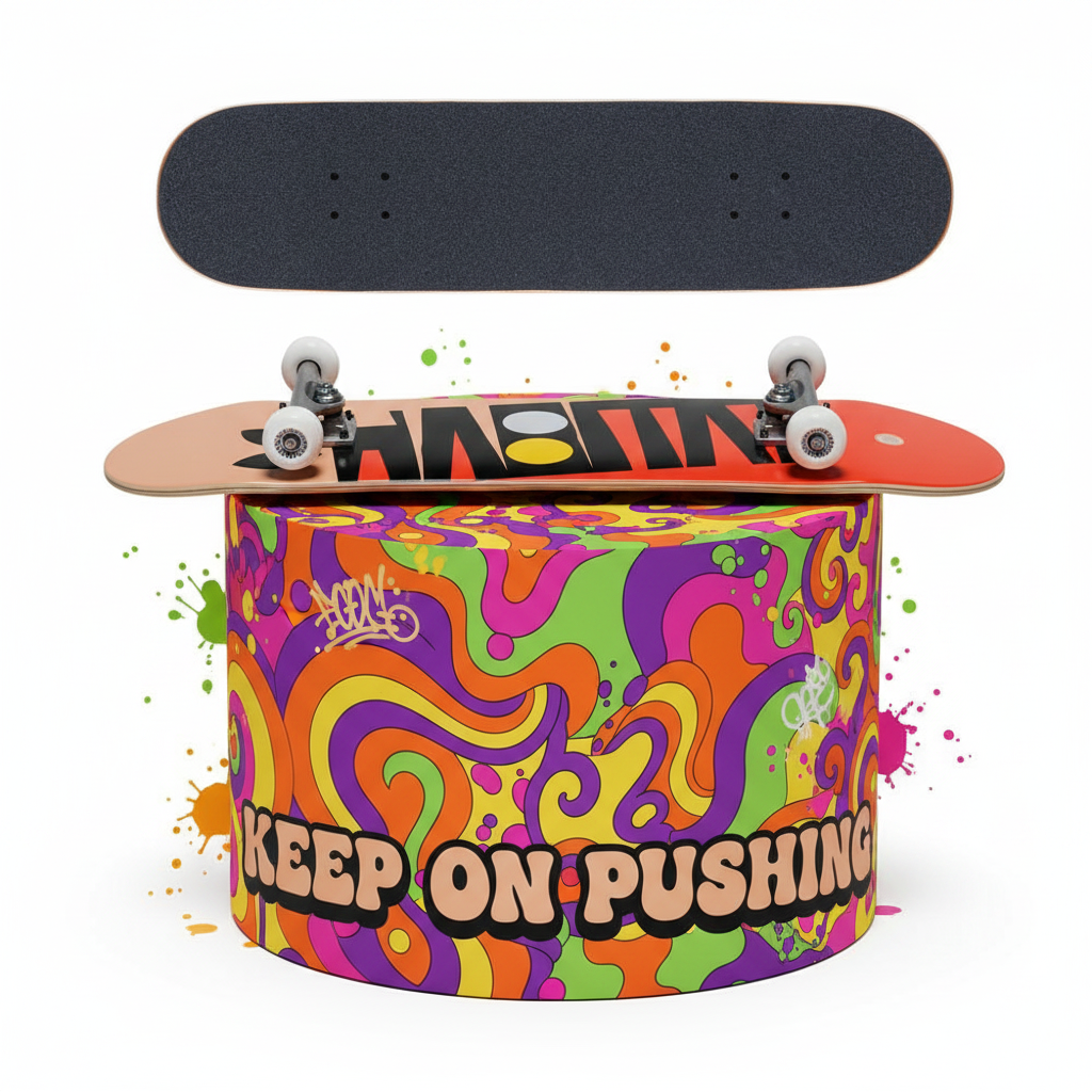 Habitat Artisan Apex Skateboard Complete - Red 7.75"