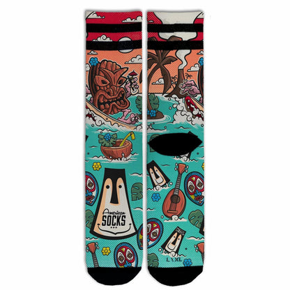 AS Tiki Surf Mid-High Socks