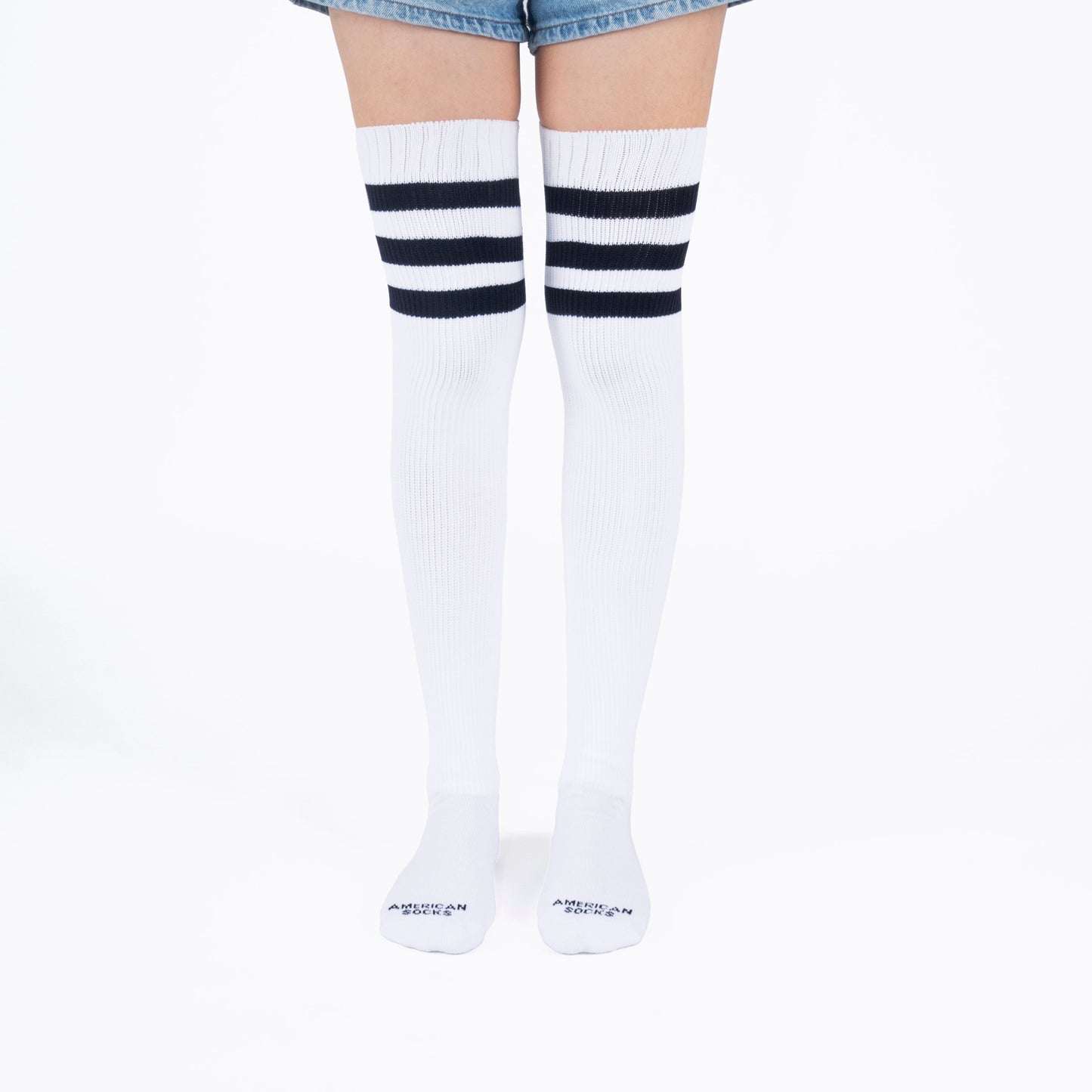 AS Old School Ultra High Socks - White