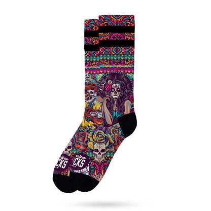 American Socks Día De Los Muertos Mid-High Socks