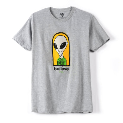 Alien Workshop SAMMY BELIEVE T-Shirt - Heather Gray