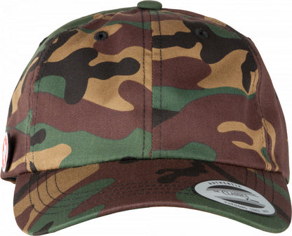 Bones Bearings Dad Camo Cap with Circle Pin