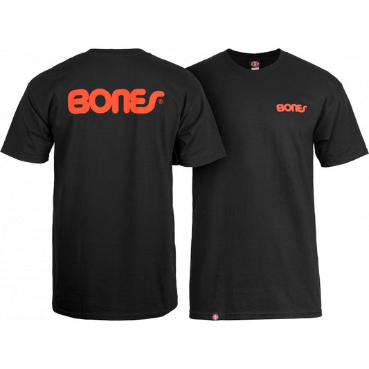 Bones® Bearings Swiss Text T-Shirt - Black