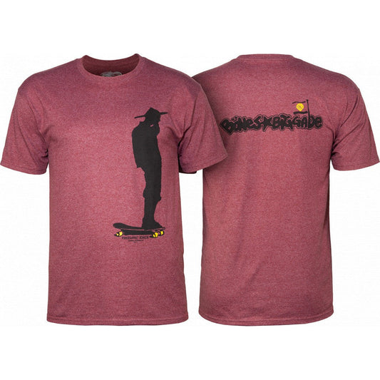 Bones Brigade CHIN T-Shirt - Burgundy Heather