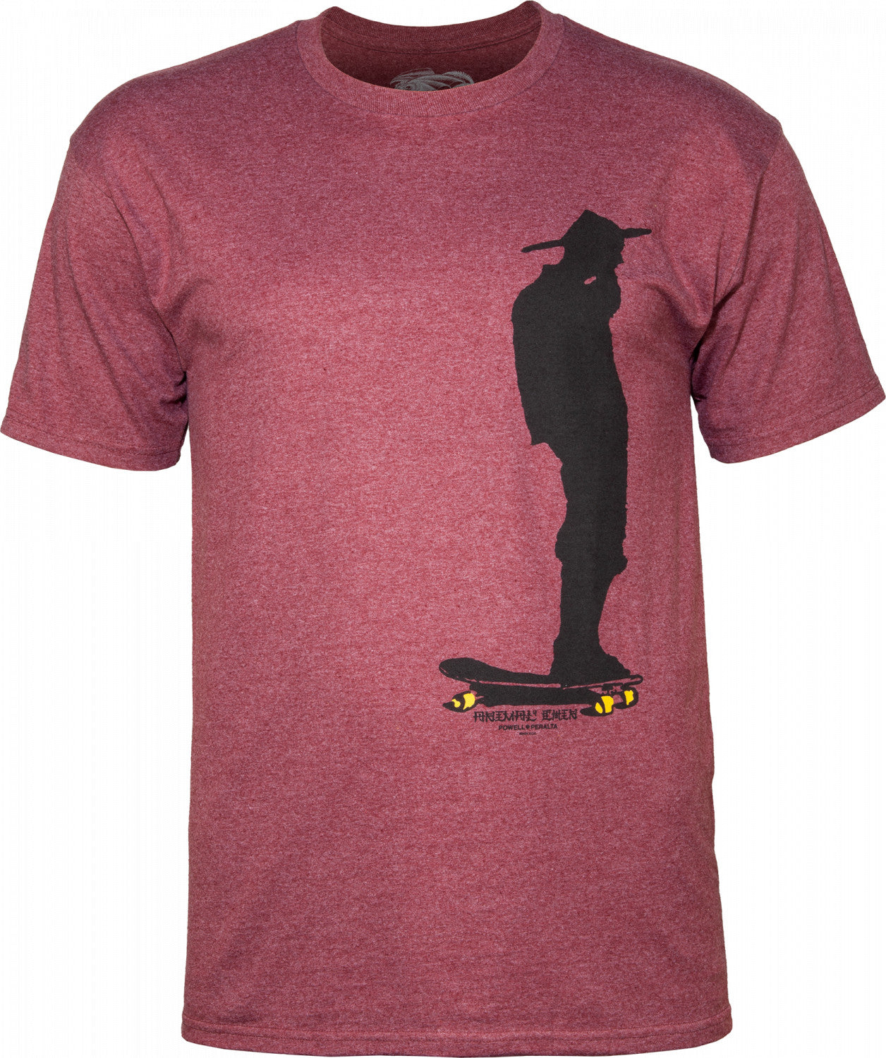 Bones Brigade Chin T-Shirt - Burgundy Heather
