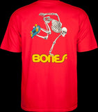 Powell-Peralta SK8BOARD SKELETON T-Shirt - Red