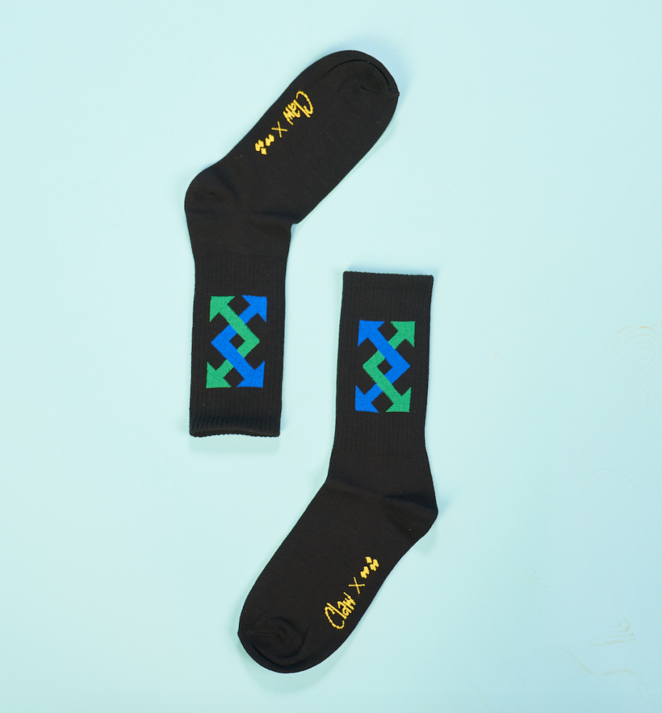 Claw Arrows Socks - Black