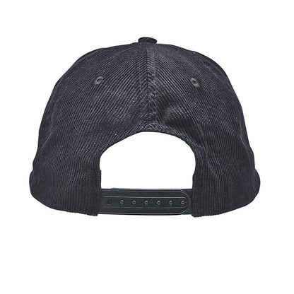 Creature Logo Fill Unstructured Mid-Profile Snapback Cap - Black