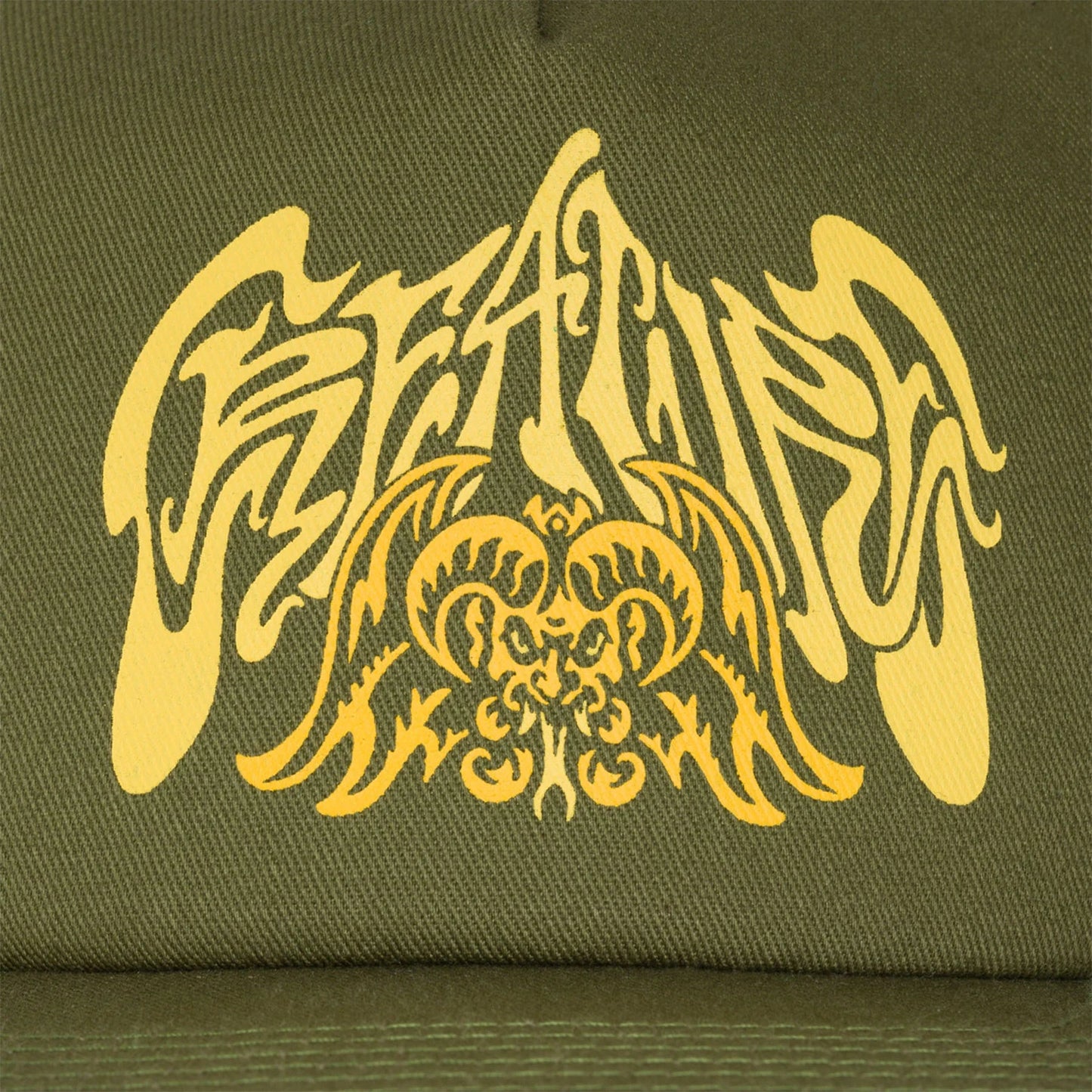 Creature Psychrofice Mid-Profile Snapback Cap - Military Green