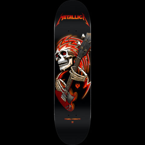Powell-Peralta FLIGHT® METALLICA COLLAB Skateboard Deck - Black 8.25"