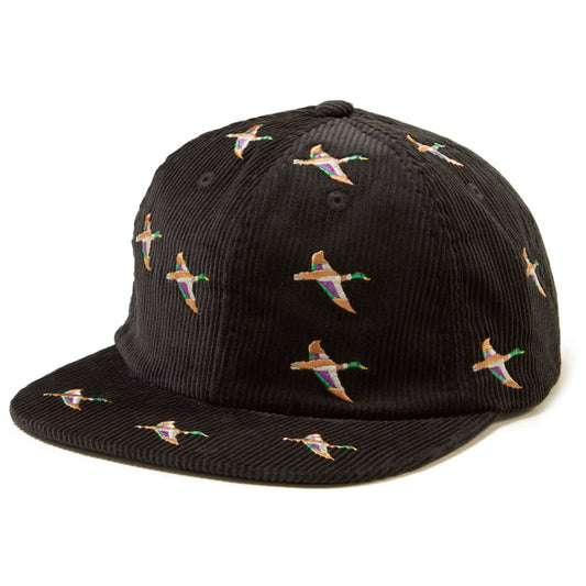 Habitat Mallard Cord Cap - Black