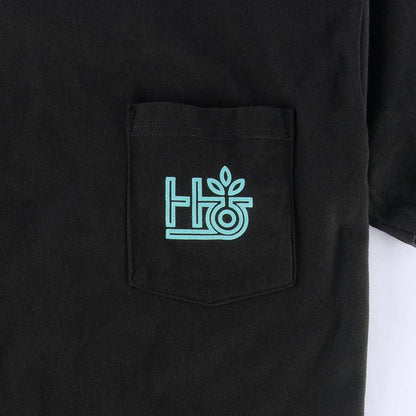 Habitat Pod Stacked Pocket T-Shirt - Black