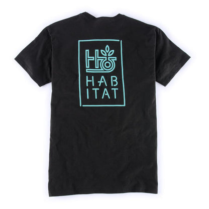 Habitat Pod Stacked Pocket T-Shirt - Black