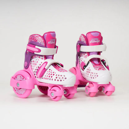 SFR Stomper Adjustable Roller Skates - Pink