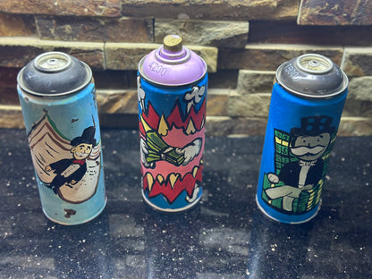 xLabs Monopoly-Cash Spray Cans Collection [Artwork by KAY]