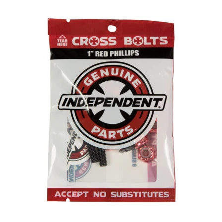 Independent Genuine Parts Phillips Hardware - Black/Red [set/8]