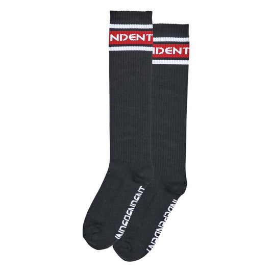 Independent B/C Groundwork Tall Socks - Black 9-11