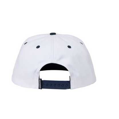 Independent Baseplate Mid-Profile Snapback Cap - White/Navy