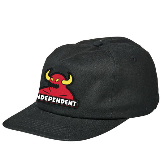 Independent Toy Machine Bar Mid-Profile Unstructured Snapback Cap - Black