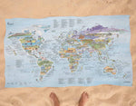 Awesome Maps - KITESURF MAP Towel [170 x 90cm]