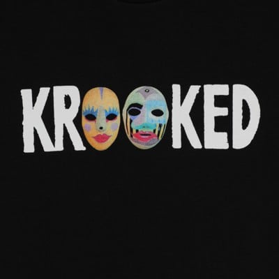 Krooked Masks T-Shirt - Black