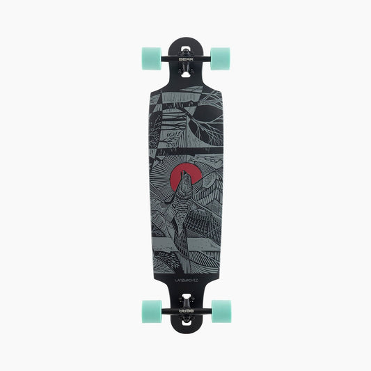 Landyachtz Drop Cat Seeker Longboard Complete - Black 38"