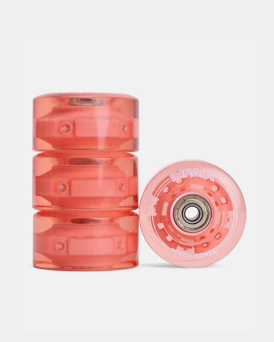 Impala Light Up Roller Skates Wheels - Pink 62Mm [set/4]