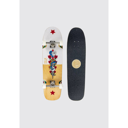 Mindless Flash Snake Longboard Complete - Natural/White 32"