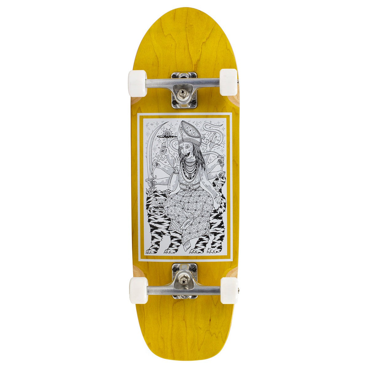 Mindless 30" TIGER SOWRD Longboard Complete - Mustard - LocoSonix