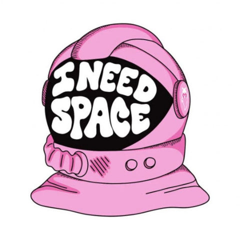 Space Sticker # 11 - I SPEED SPACE