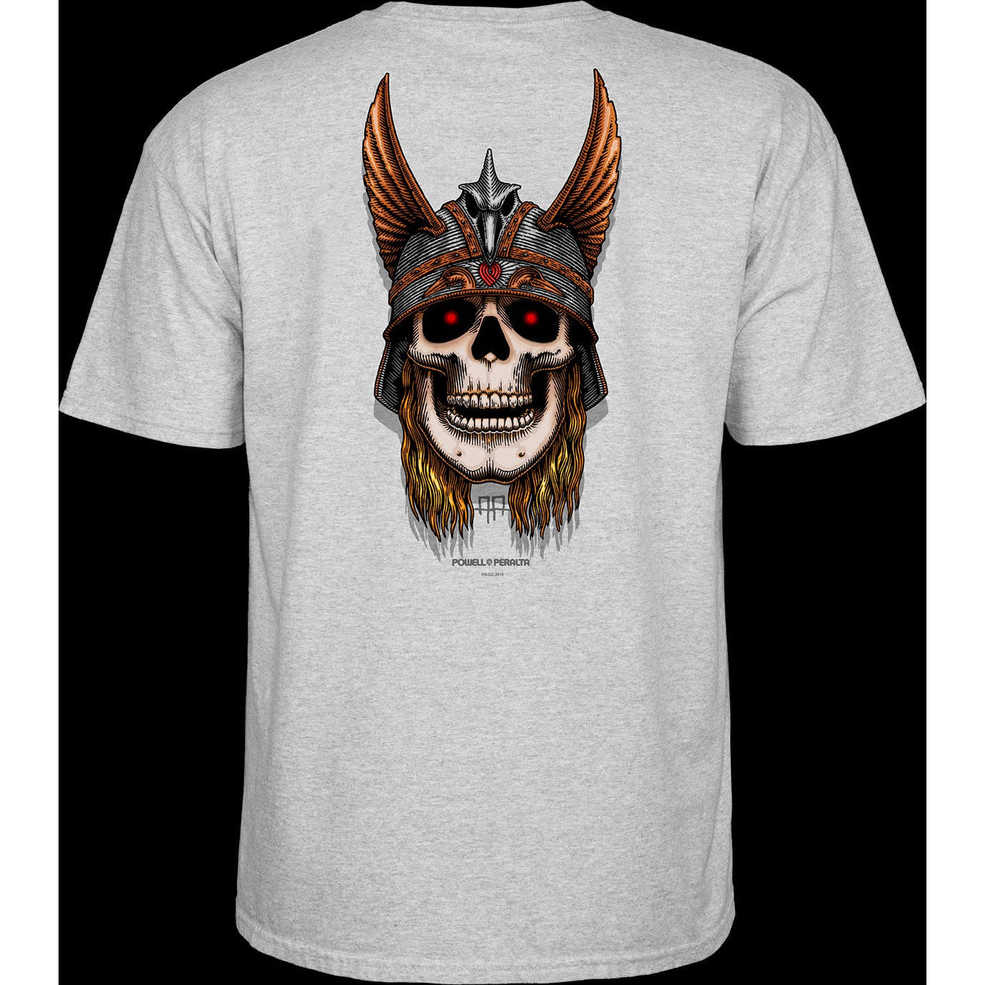 Powell-Peralta ANDY ANDERSON SKULL SPORT T-Shirt - Grey