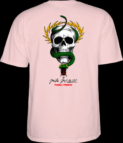 Powell-Peralta McGill Skull & Snake T-Shirt - Light Pink