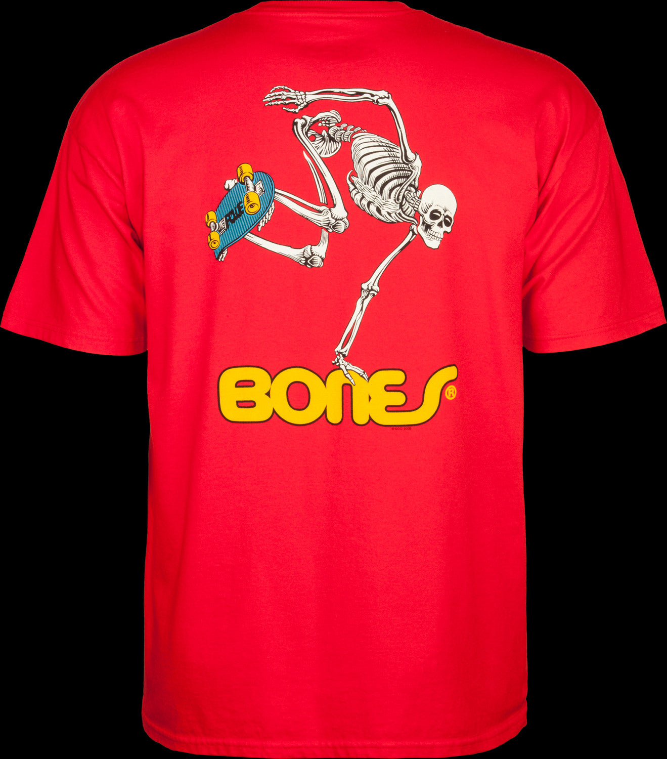 Powell-Peralta Sk8Board Skeleton T-Shirt - Red