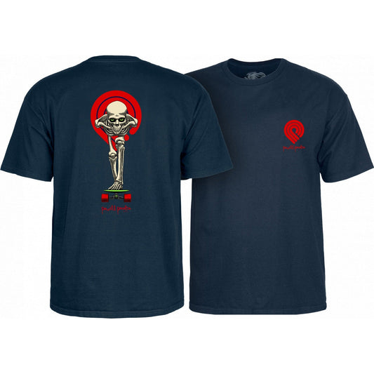 Powell Peralta TUCKING SKELETON T-Shirt - Navy