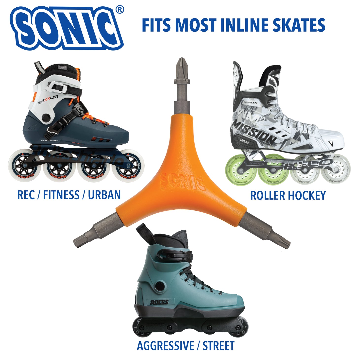 Sonic Pro Skates Tool - Orange