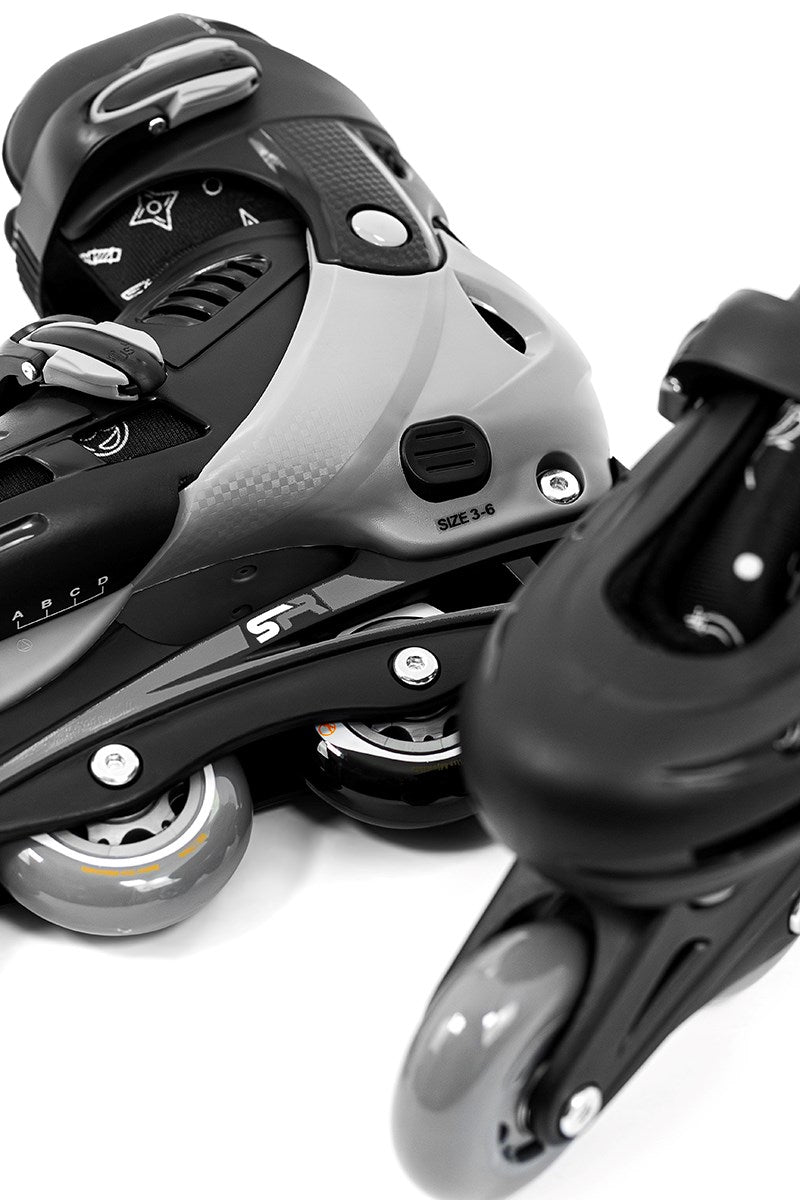 SFR Cyclone II Adjustable Inline Skates - Ninja