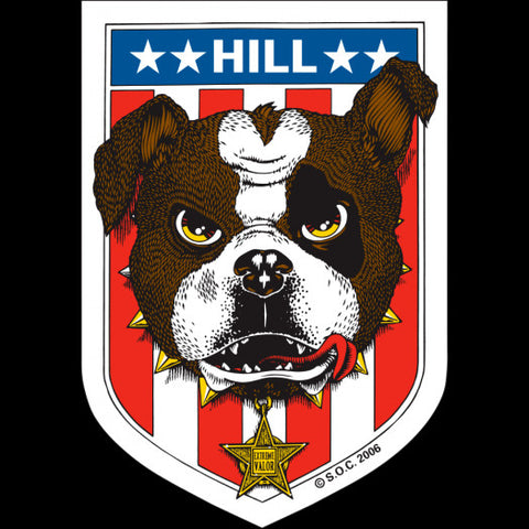 Powell-Peralta FRANKIE HILL DOG Sticker 3x4.8"